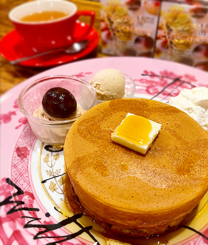 ムレスナティー モンブランホットケーキ 期間限定 秋 デザート
