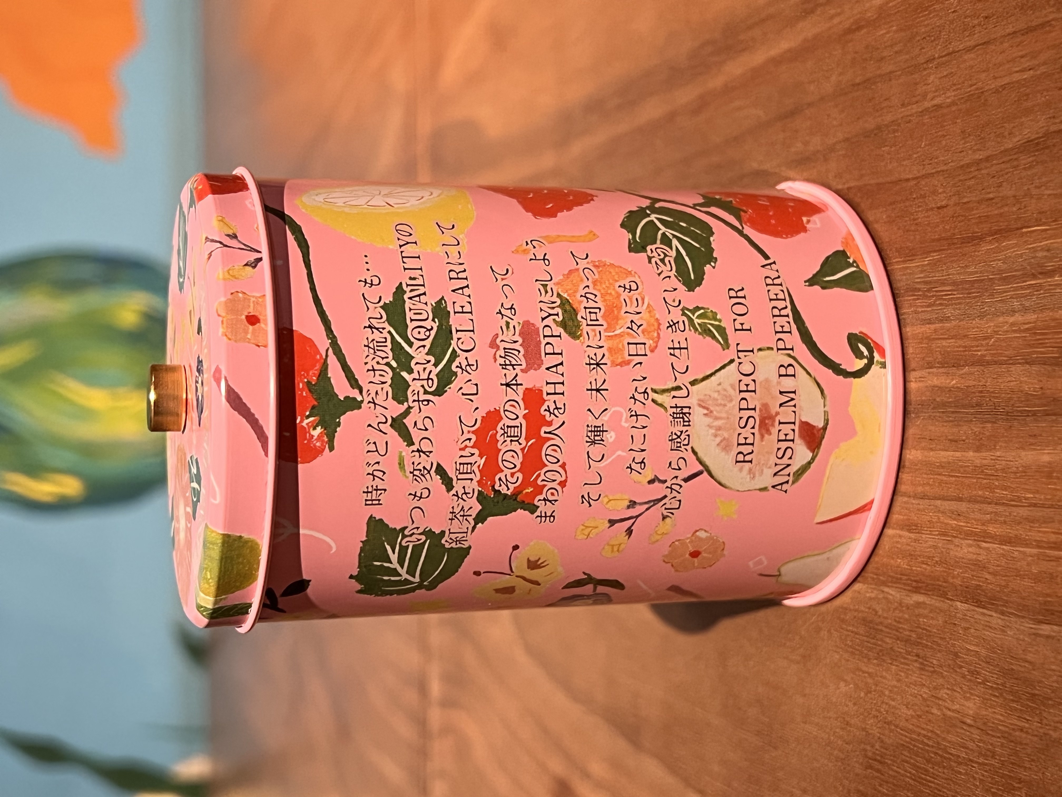 紅茶 ムレスナティー 40th ANNIVERSARY 缶 メロンキャラメル
