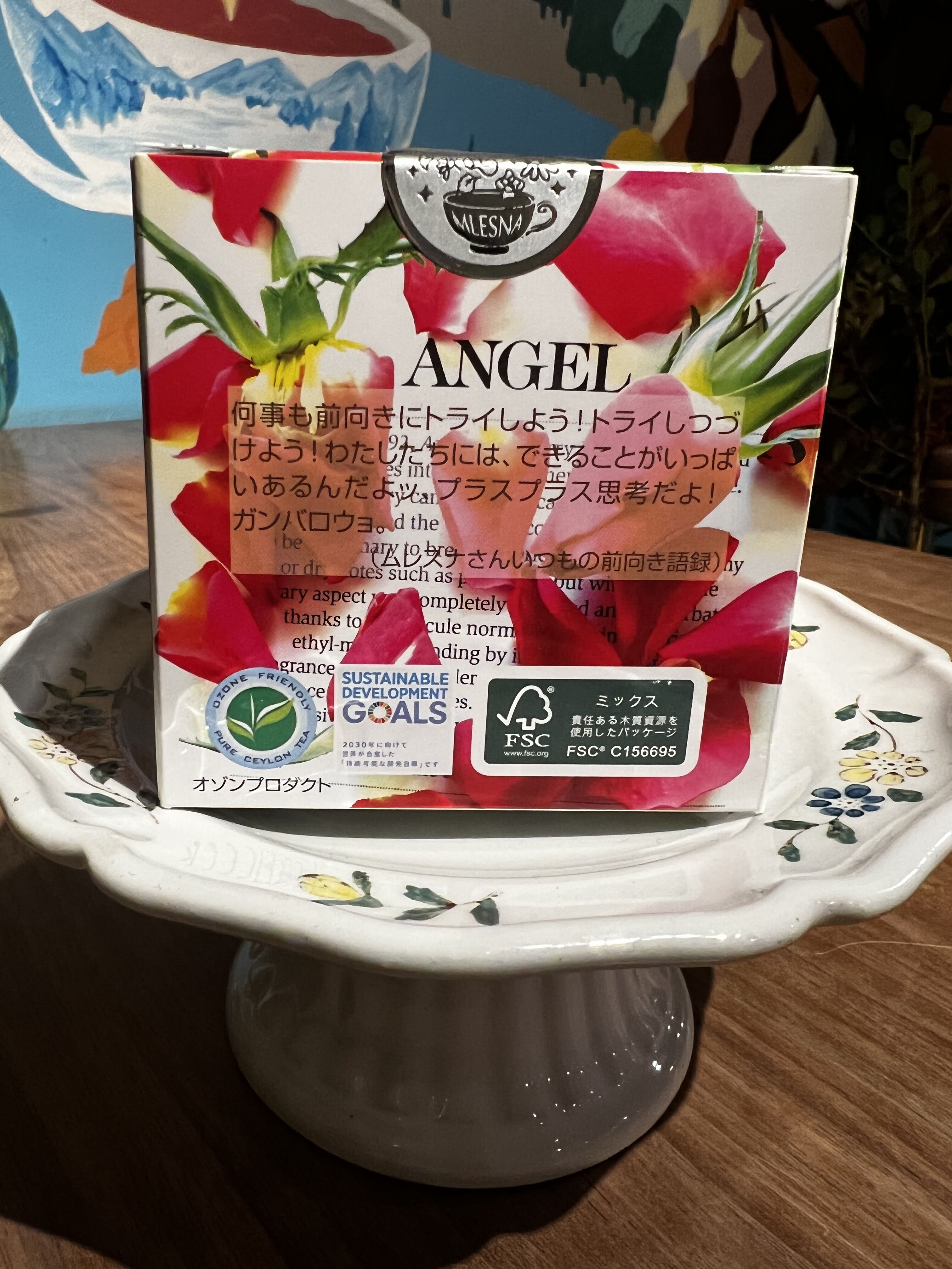 紅茶 ムレスナティー 天使のローズ ポジティブにJUMPしよう!のおいしい紅茶
