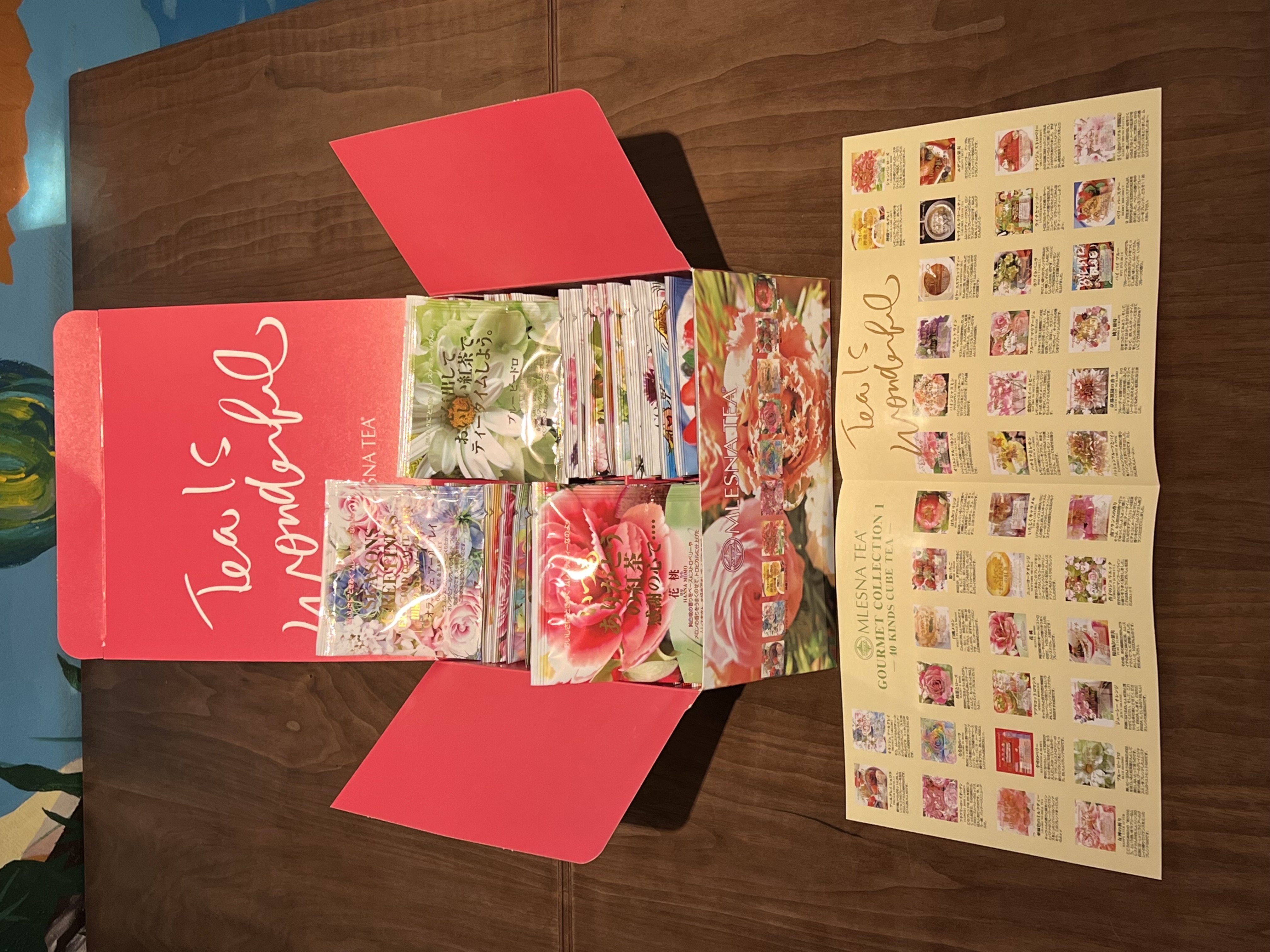 紅茶 ムレスナティー トゥエンテスタイルインディヴィ40 col.1 TEA IS WONDERFUL