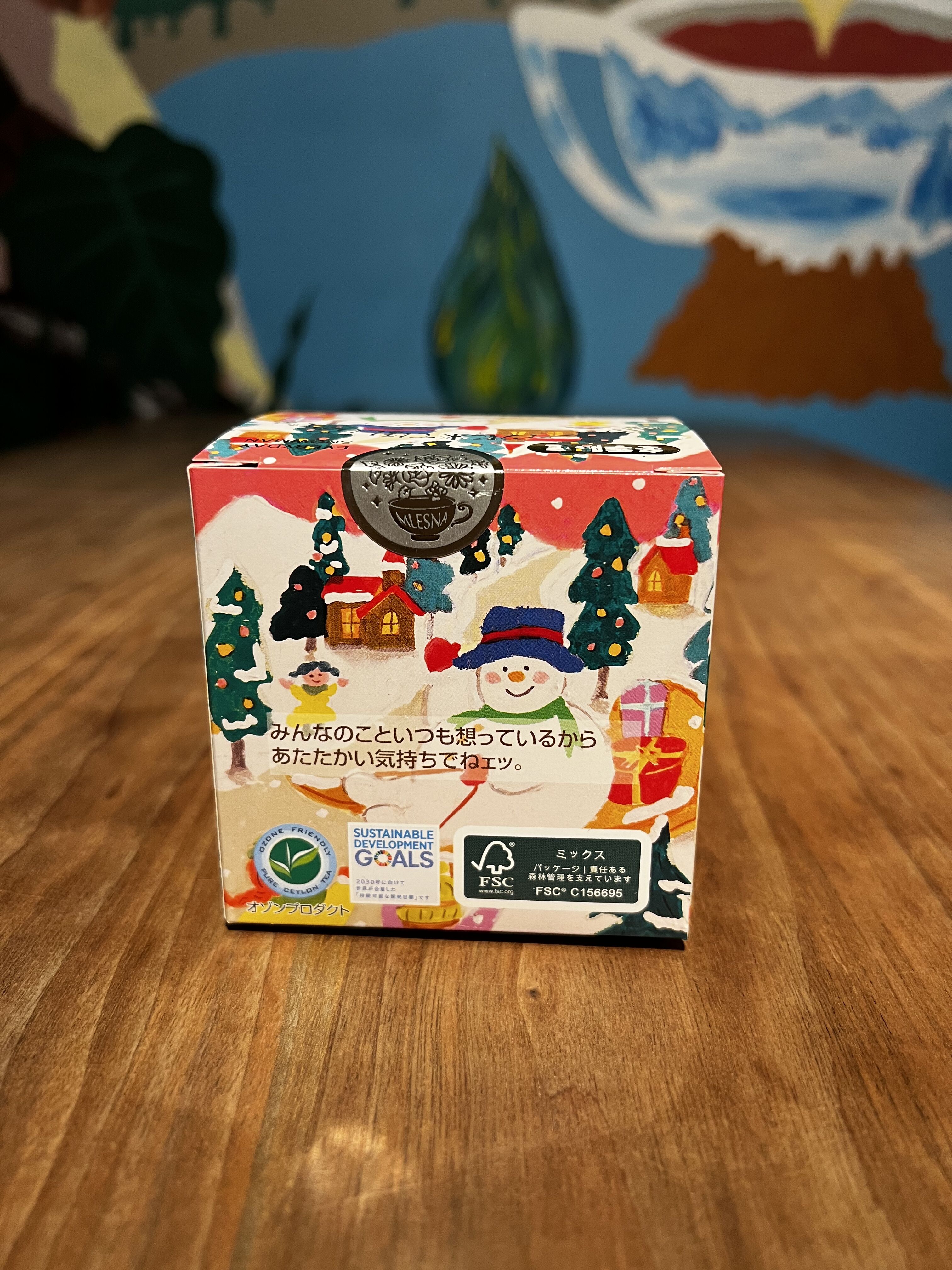 紅茶 ムレスナティー お菓子のようなストロベリーチョコレート 毎日スノーマンに来てほしいのです